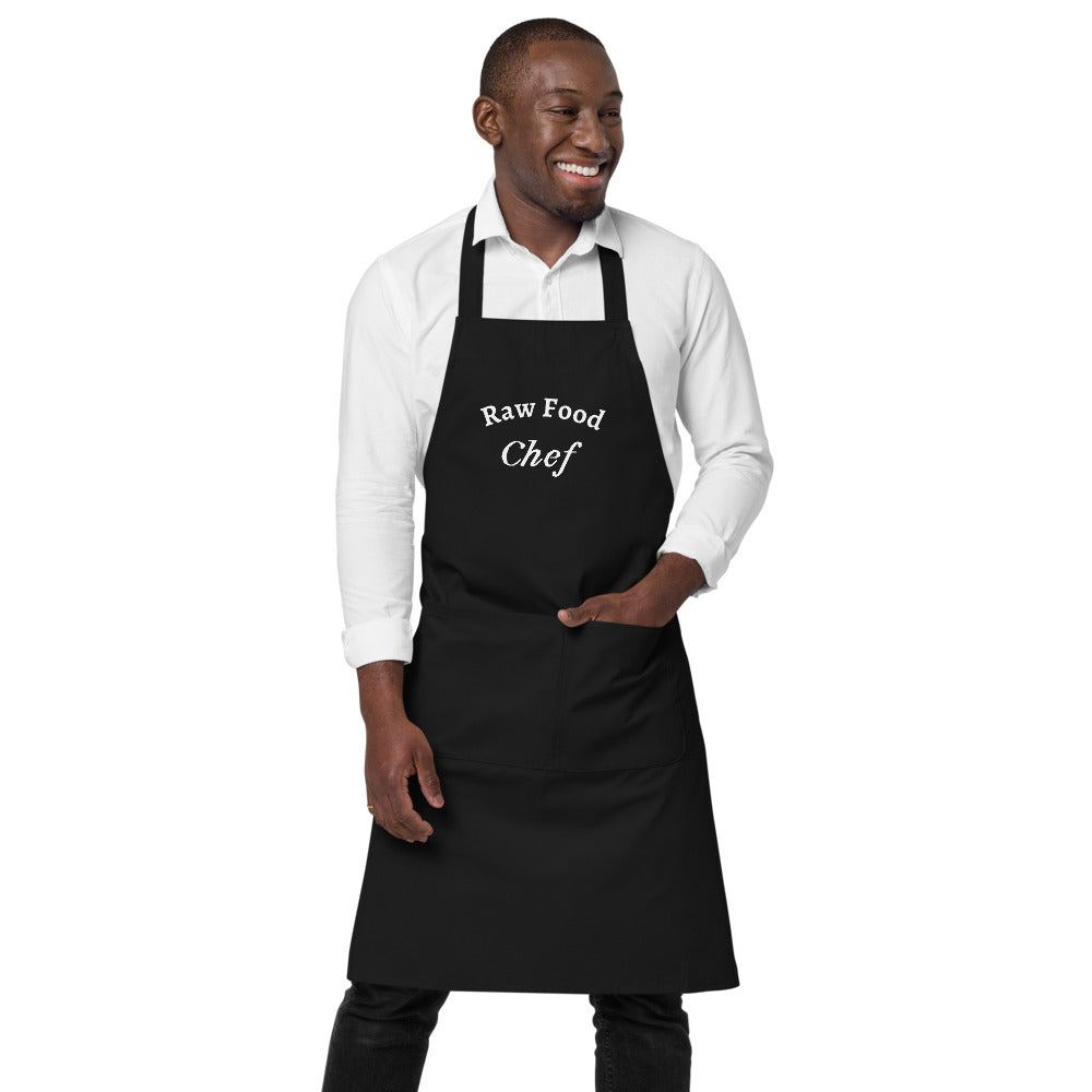 FAF41 Kitchen Apron 70x85 cm Beige Black Cotton Flowers BBQ Apron