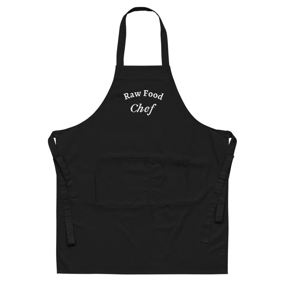 FAF41 Kitchen Apron 70x85 cm Beige Black Cotton Flowers BBQ Apron