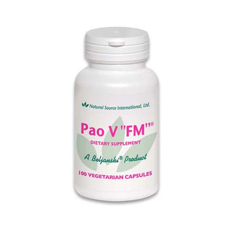 Pao V FM® is a dietary supplement composed of Pao pereira extract (Geissospermum vellosii) and "Quassia amara" powder (Pao tariri)