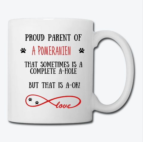 Image of Pomeranian gift, Pomeranian mom, Pomeranianr mug, Pomeranian gift for women, Pomeranian mom mug, Pomeranian mommy, Pomeranian