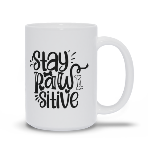 Image of Mugs | Stay "Paw-sitive"