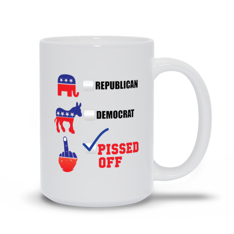 Image of Republicans, Democrats, Pissed Off Mugs