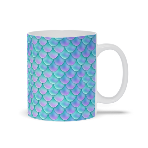 Image of Blue Mermaid Scales Mug