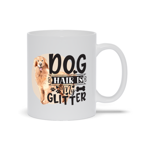 Image of Golden Retriever Mugs | Dog Hair Is My Glitter