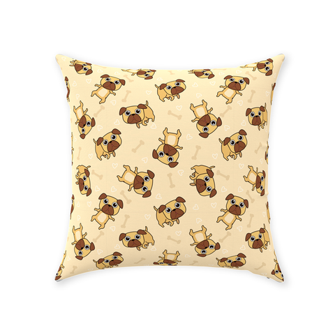 Image of Throw Pillows with Cute Puppies