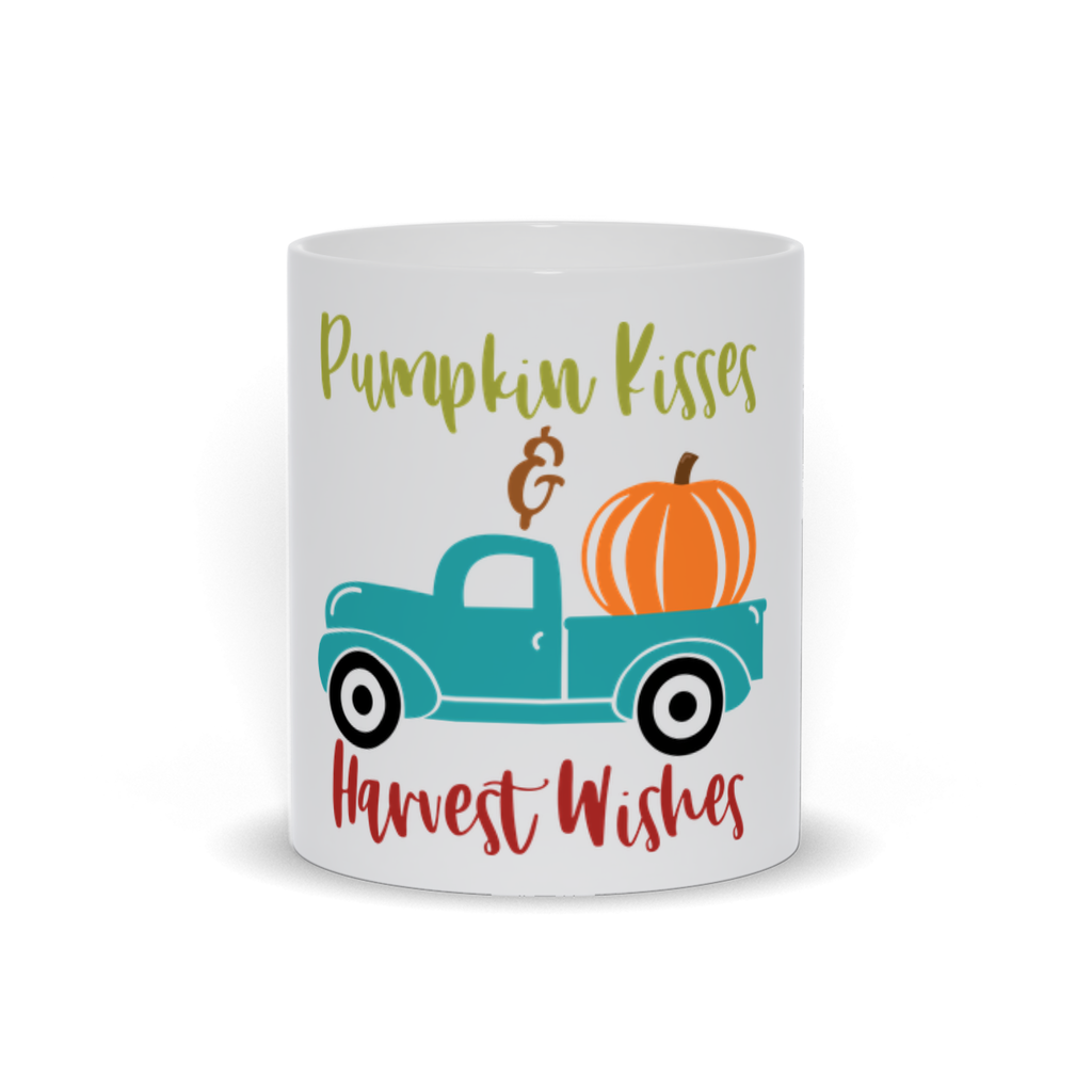 Pumpkin Kisses Harvest Wishes Mugs