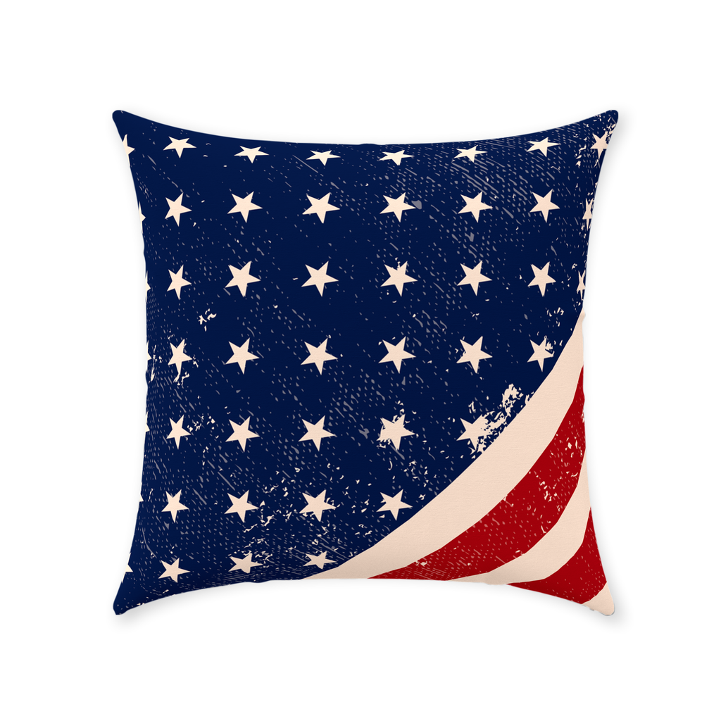 American Flag Throw Pillows