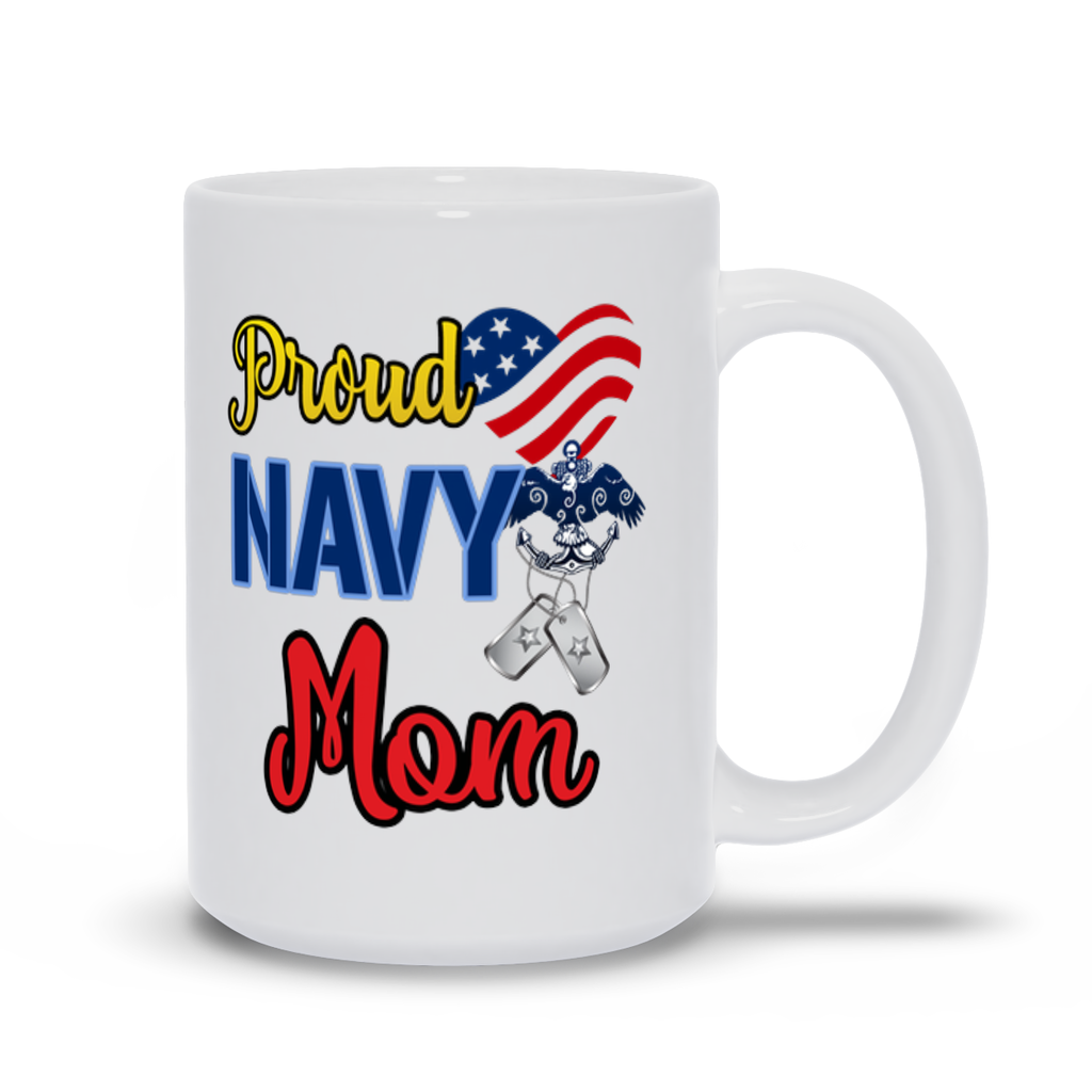 Proud Navy Mom Mugs, Navy Mom Mug, Navy Mom Gift
