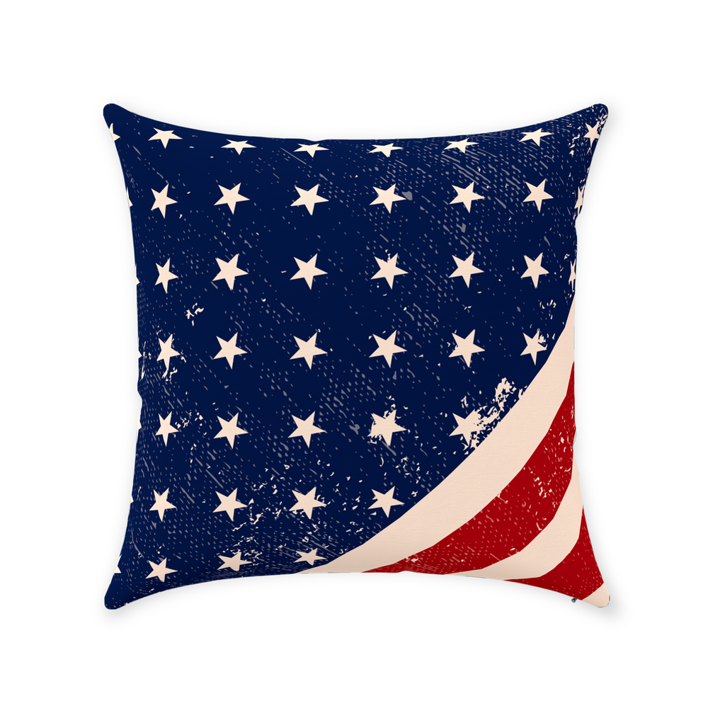 American Flag Throw Pillows