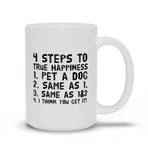 Image of 4 Steps to Happiness Mugs