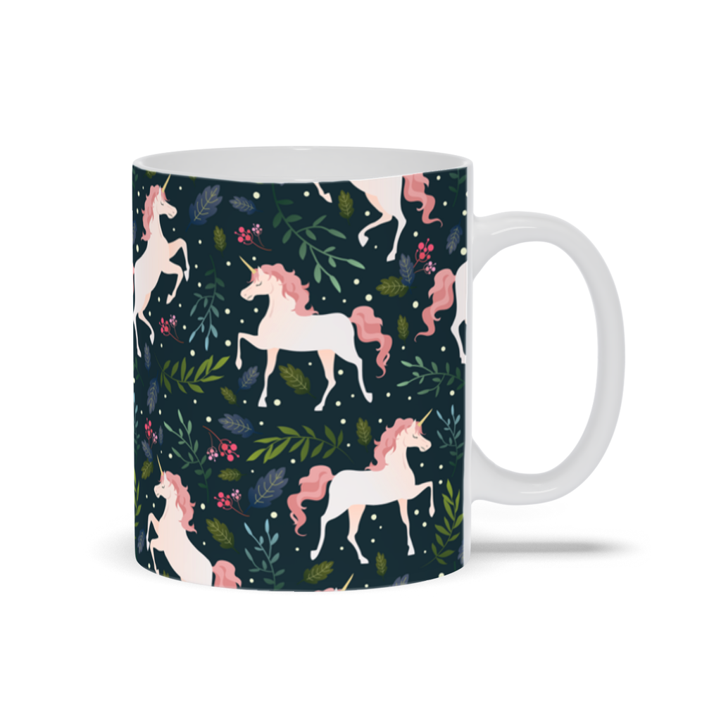 Mug with Pink Unicorn Design