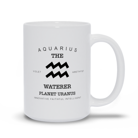 Image of Aquarius Sign Mug