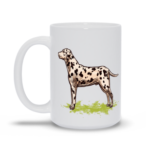 Mug with Hand drawn Dalmatian Design