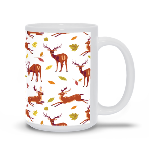 Image of Deer Pattern Mug