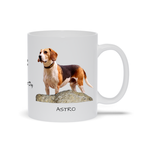Image of Personalized Dog Mug, Dog Coffee Mug, Pet Mug, Dog Mugs, Dog Cup, Dog Mom, Dog Lover Gift, Gift for Girlfriend, Custom Dog Photo Mug