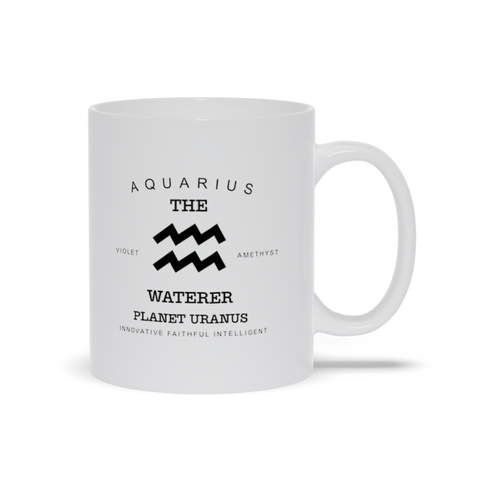 Aquarius Sign Mug
