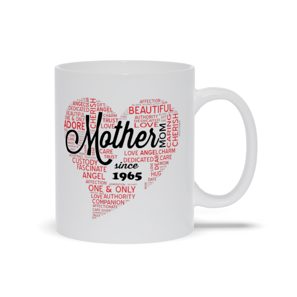 Mother's Day Mugs - Personalize with year of birth. Mother's Day Gift