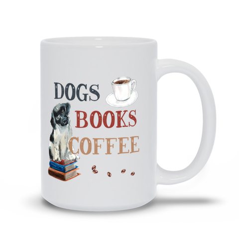 Image of Mugs | Dogs, Books, Coffee