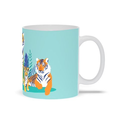 Image of Mug with Tiger Design