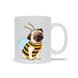 Mug with Cute Pug Design