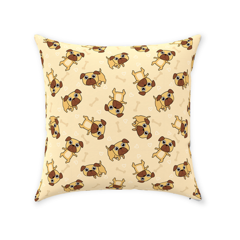 Image of Throw Pillows with Cute Puppies