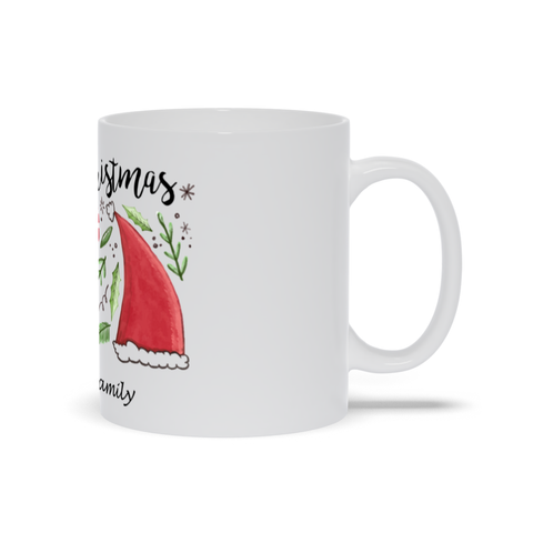 Image of Marry Christmas Mug you can personalize with your own words