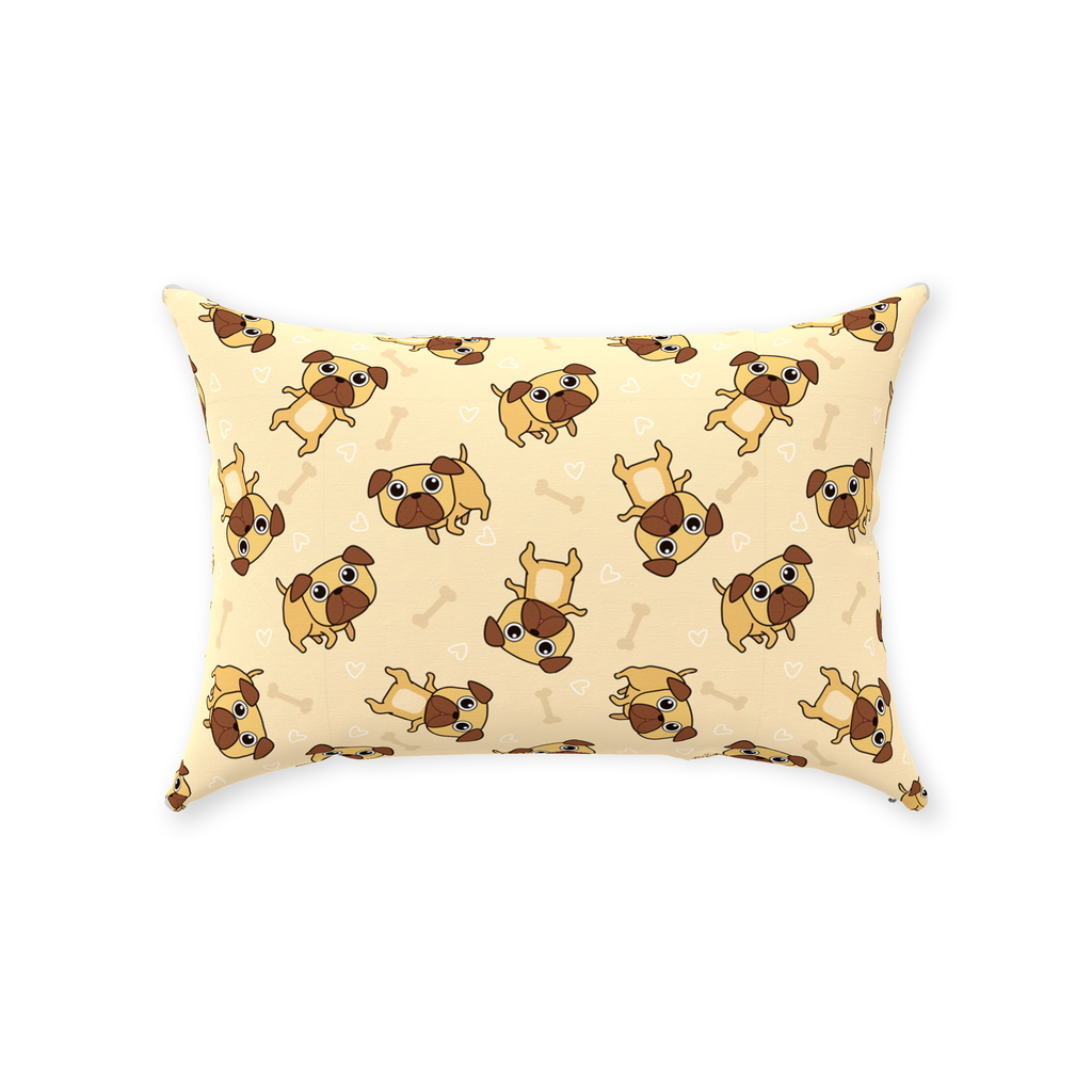 Throw Pillows with Cute Puppies