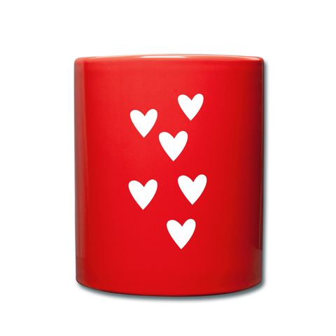 Image of I love you Full Color Mug - red