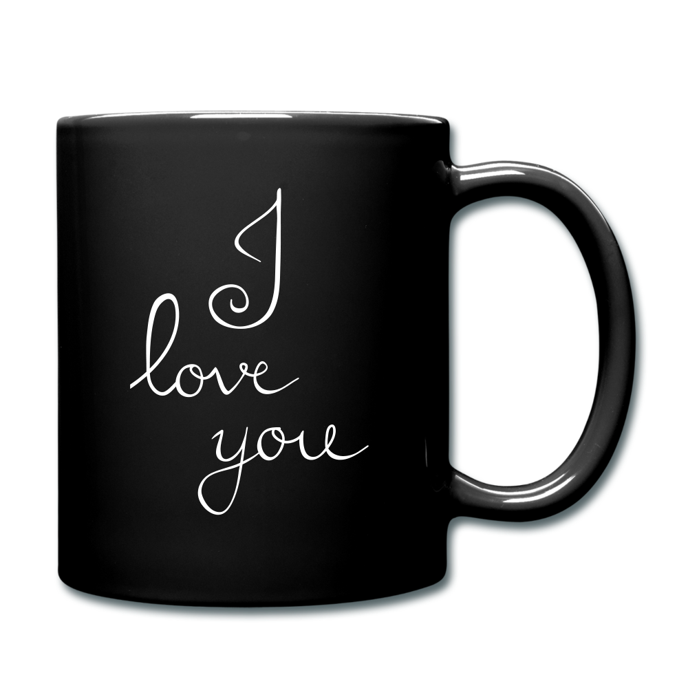 I love you Full Color Mug - black