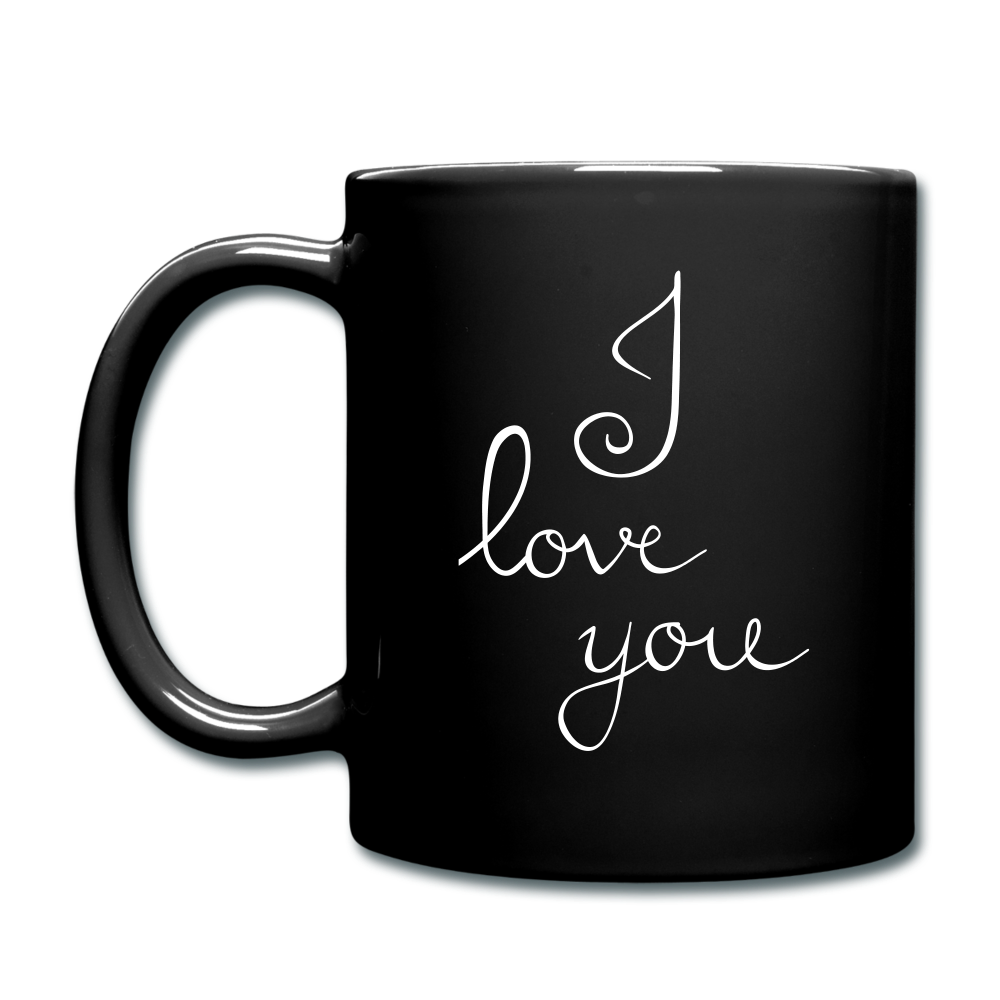 I love you Full Color Mug - black