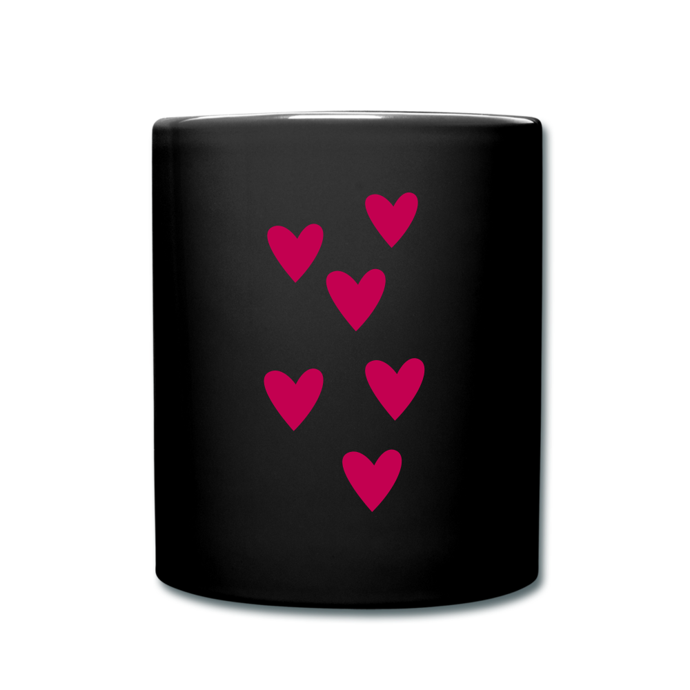 I love You Full Color Mug - black