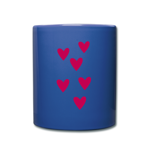 Image of I love You Full Color Mug - royal blue