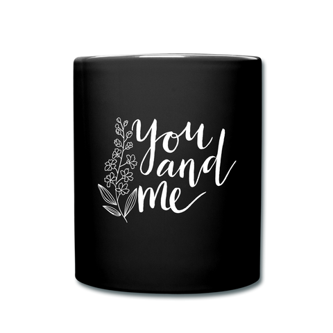 Image of I love you to the moon and back Full Color Mug - black