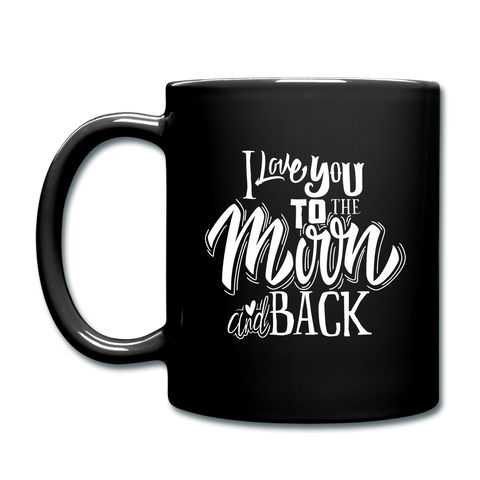 Image of I love you to the moon and back Full Color Mug - black