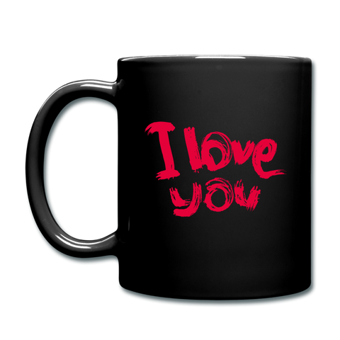 Image of I love You Full Color Mug - black
