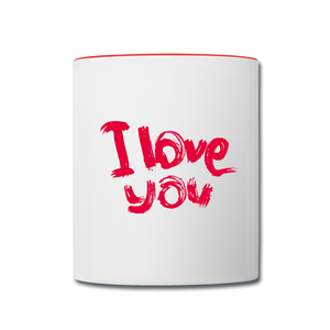 I love you Contrast Coffee Mug