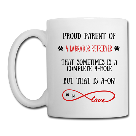 Image of Labrador Retriever gift, Labrador Retriever mug, Labrador Retriever cup, funny Labrador Retriever gift, Labrador Retriever thank you, Labrador Retriever appreciation, Labrador Retriever gift idea - white