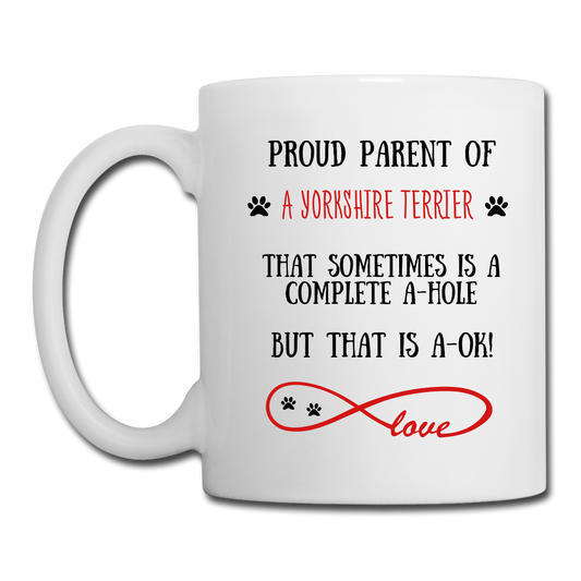 Yorkshire Terrier gift, Yorkshire Terrier mom, Yorkshire Terrier mug, Yorkshire Terrier gift for women, Yorkshire Terrier mom mug, Yorkshire Terrier mommy, Yorkshire Terrier doodle - white