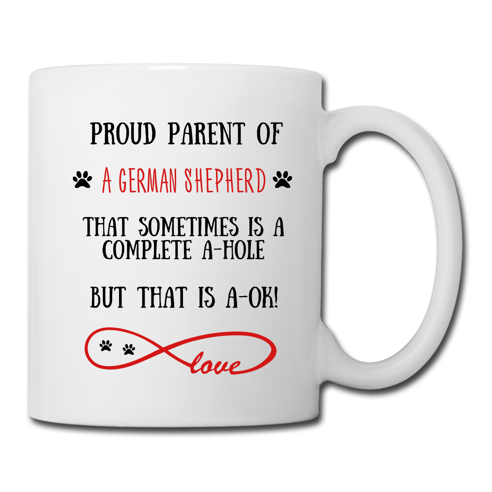 German Shepherd gift, German Shepherd, German Shepherd cup, funny German Shepherd gift, German Shepherd thank you, German Shepherd appreciation, German Shepherd gift idea - white