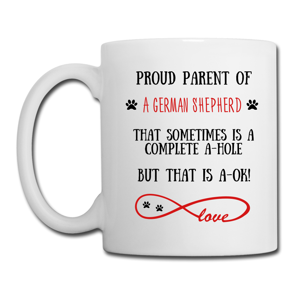 German Shepherd gift, German Shepherd, German Shepherd cup, funny German Shepherd gift, German Shepherd thank you, German Shepherd appreciation, German Shepherd gift idea - white