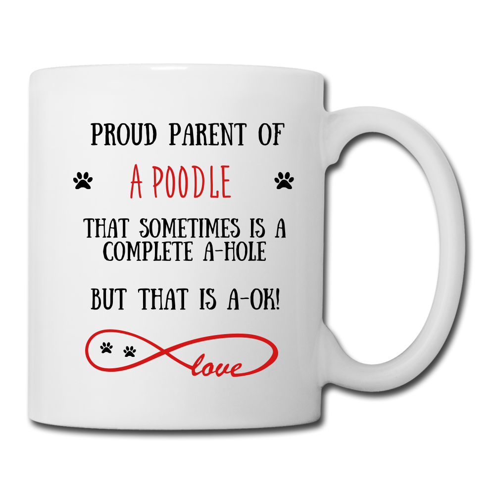 Poodle gift, Poodle mug, Poodle cup, funny Poodle gift, Poodle thank you, Poodle appreciation, Poodle gift idea - white