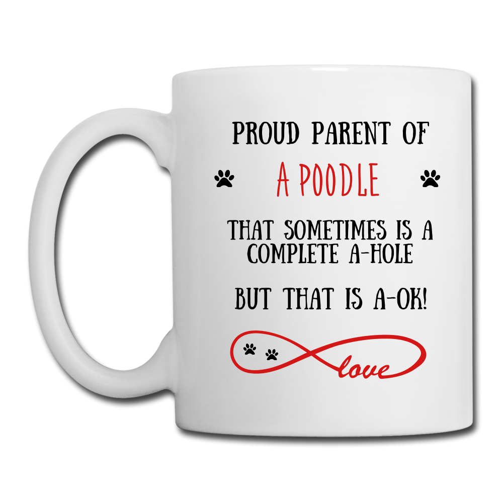 Poodle gift, Poodle mug, Poodle cup, funny Poodle gift, Poodle thank you, Poodle appreciation, Poodle gift idea - white