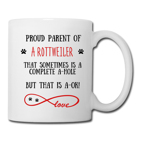 Image of Rottweiler gift, Rottweiler mug, Rottweiler cup, funny Rottweiler gift, Rottweiler thank you, Rottweiler appreciation, Rottweiler gift idea - white