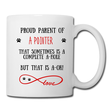 Pointer gift, Pointer mug, Pointer cup, funny Pointer gift, Pointer thank you, Pointer appreciation, Pointer gift idea - white