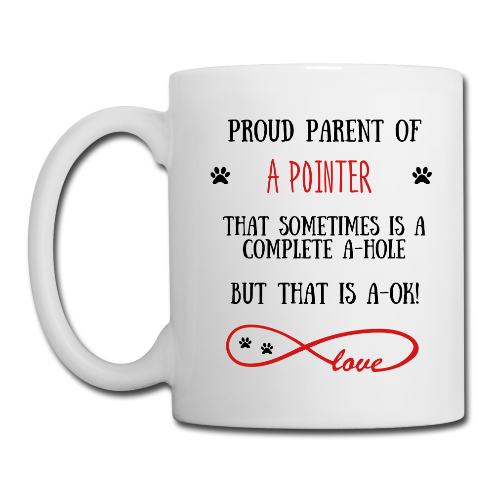 Pointer gift, Pointer mug, Pointer cup, funny Pointer gift, Pointer thank you, Pointer appreciation, Pointer gift idea - white