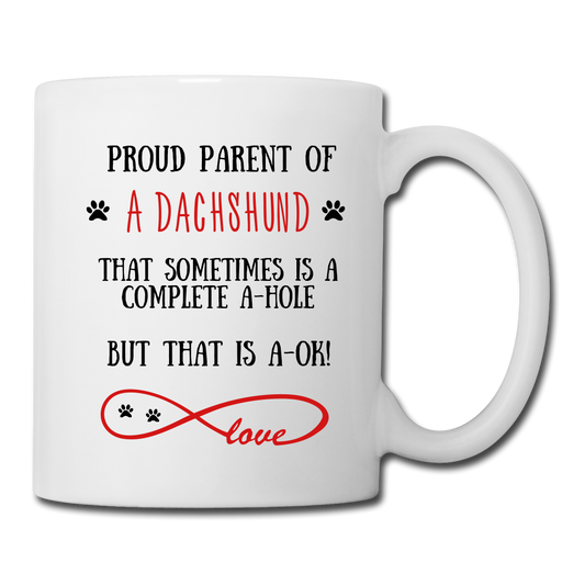 Dachshund gift, Dachshund mom, Dachshund mug, Dachshund gift for women, Dachshund mom mug, Dachshund mommy, Dachshund doodle - white