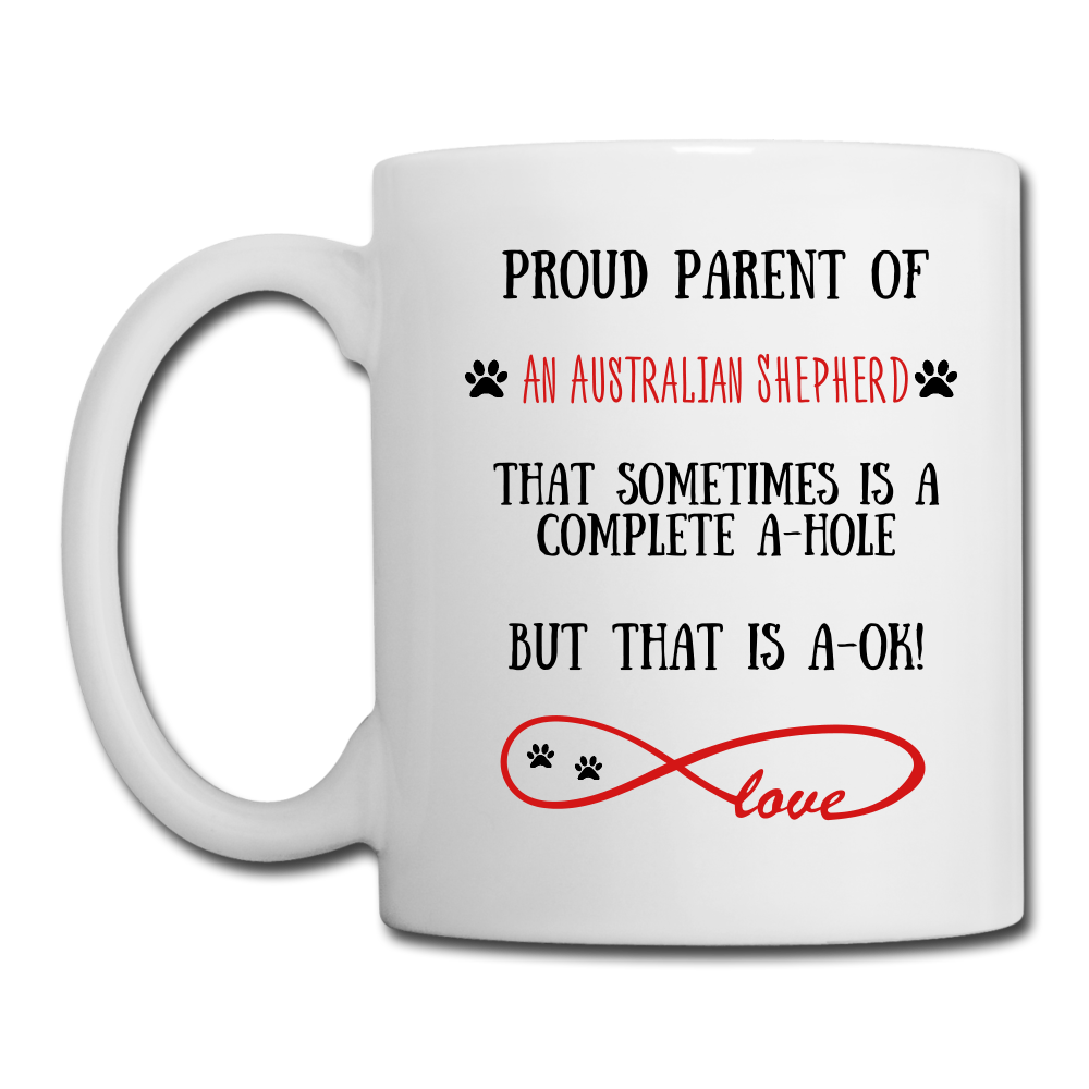 Australian Shepherd gift, Australian Shepherd mom, Australian Shepherd mug, Australian Shepherd gift for women, Australian Shepherd mom mug, Australian Shepherd mommy, Australian Shepherd - white