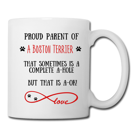 Image of Boston Terrier gift, Boston Terrier mom, Boston Terrier mug, Boston Terrier gift for women, Boston Terrier mom mug, Boston Terrier mommy, Boston Terrier - white