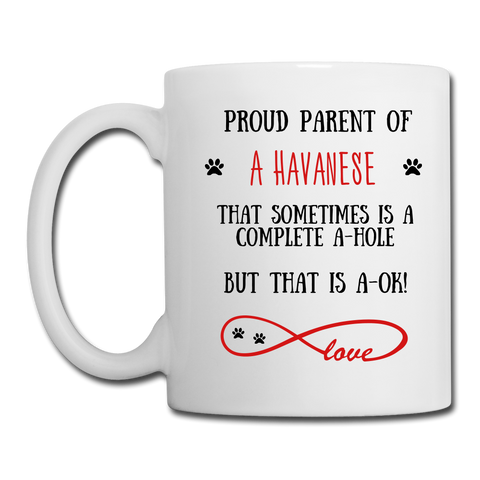 Image of Havanese gift, Havanese mom, Havaneser mug, Havanese gift for women, Havanese mom mug, Havanese mommy, Havanese - white