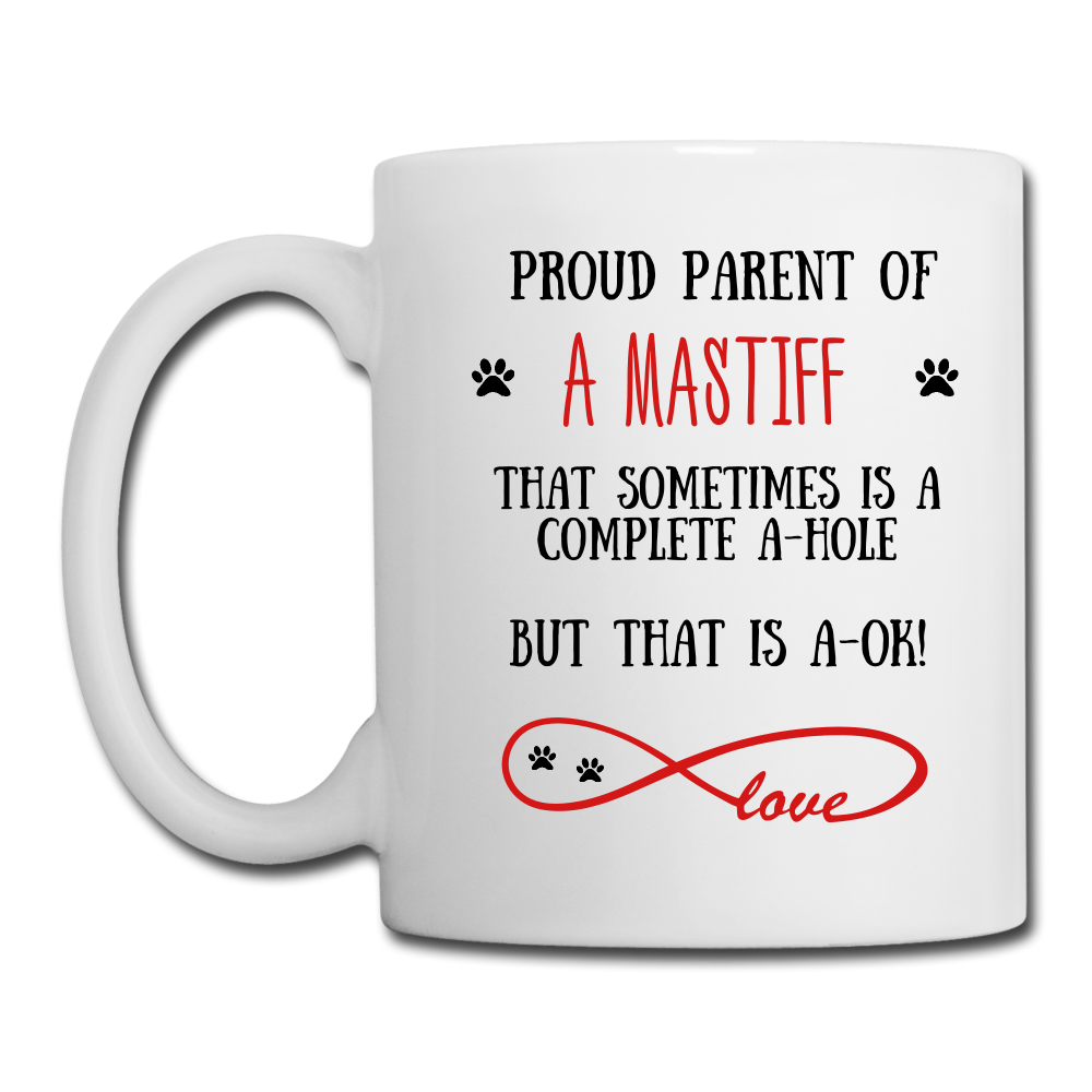 Mastiff gift, Mastiff Dog mom, Mastiff Dogr mug, Mastiff Dog gift for women, Mastiff Dog mom mug, Mastiff Dog mommy, Mastiff Dog - white